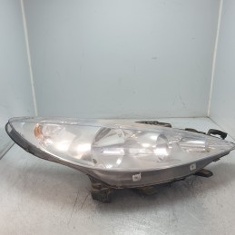 620695 Faro fanale proiettore frontale dx Peugeot 207 2006-09 1 GANCIO ROTTO