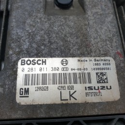 12992628 Centralina modulo ecu motore Opel Astra H 1.7d 74kw Z17DTH 2004 0281011380 8973729171