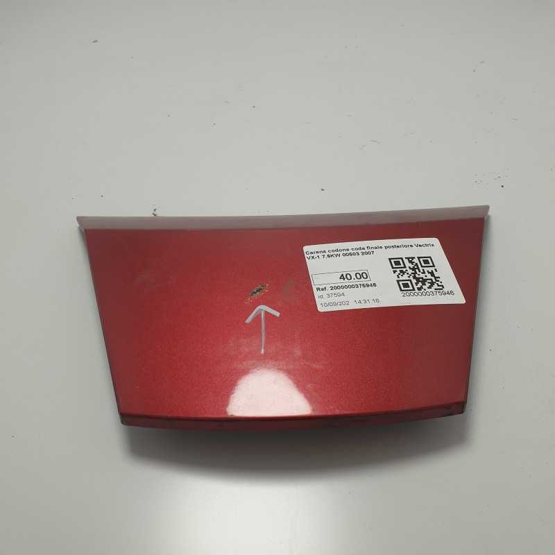Carena codone coda finale posteriore Vectrix VX-1 7.5KW 00503 2007