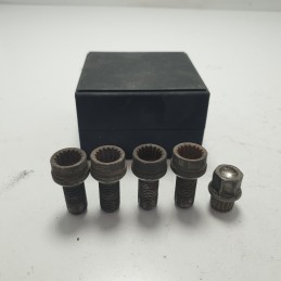 Serie 4 bulloni e chiave antifurto VW Golf IV MK4 1997-07