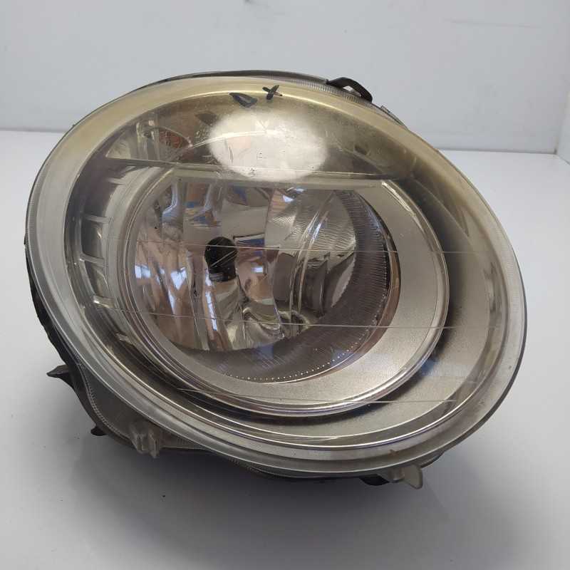 46540711 faro fanale proiettore Fiat 500 312 2007-14 anteriore DX destro supporti danneggiati