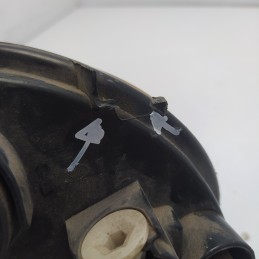 46540711 faro fanale proiettore Fiat 500 312 2007-14 anteriore DX destro supporti danneggiati