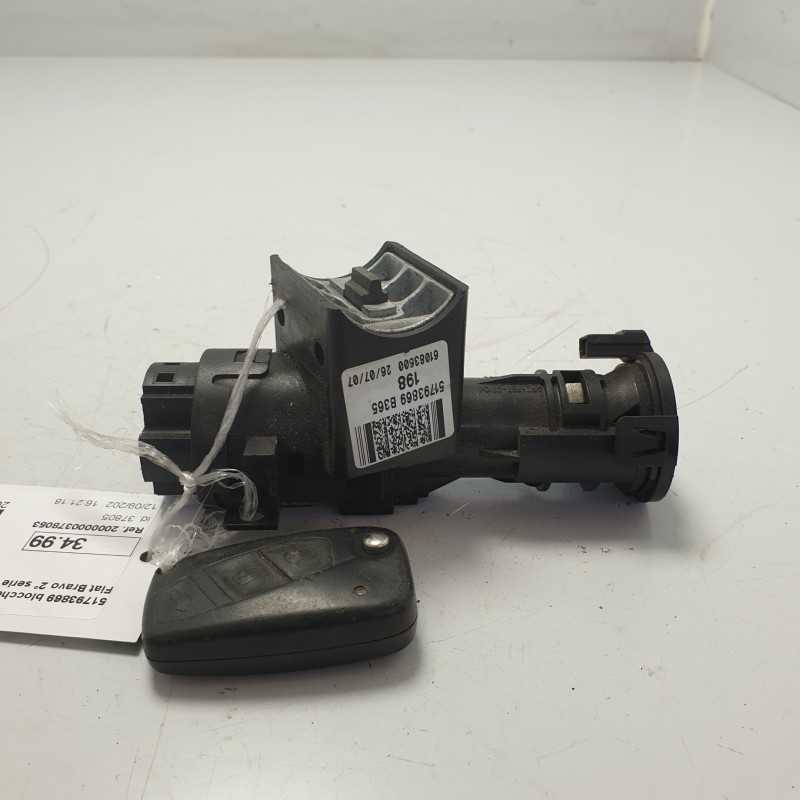 51793869 blocchetto accensione avviamento Fiat Bravo 2° serie 198 1.9 JTD 2009 con chiave
