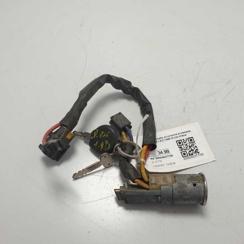 4162Z1 blocchetto accensione avviamento Peugeot 206 1.9 D 1998-10 con chiave