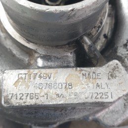 46786078 Turbo turbina turbocompressore Alfa Romeo 147 1.9 85kw 2003 712766-1 GARRETT geometria variabile