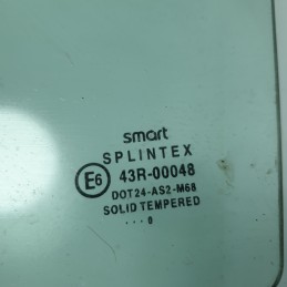 0004286V013C41A00 Vetro scendente finestrino ant sx Smart Fortwo W450 City-Coupè 1998-07