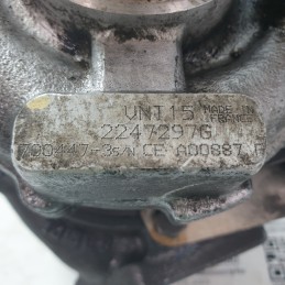 2247297G turbina turbocompressore turbo BMW E46 Serie 3 2.0 TD 2002 Garrett
