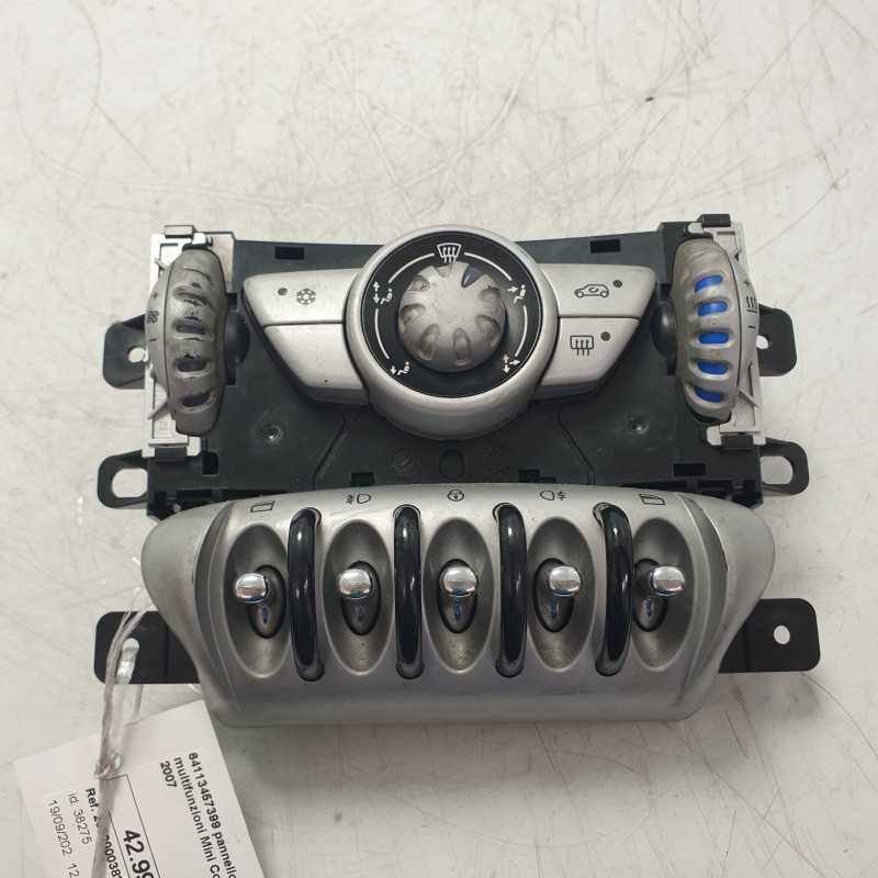 64113457399 pannello comandi clima e multifunzioni Mini Cooper R56 1.6 16V D 80 KW 2007