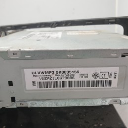 5K0035156 autoradio stereo lettore CD VW Golf VI MK6 Variant SW 1.6 TDI DPF 105 CV 2011 