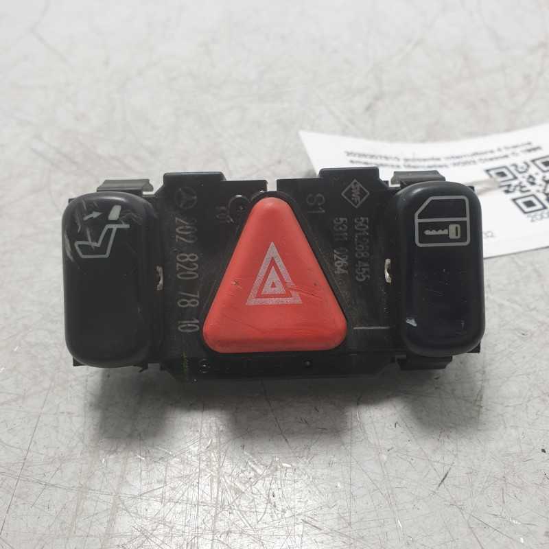 2028207810 pulsante interruttore 4 frecce emergenza Mercedes W202 Classe C 1998