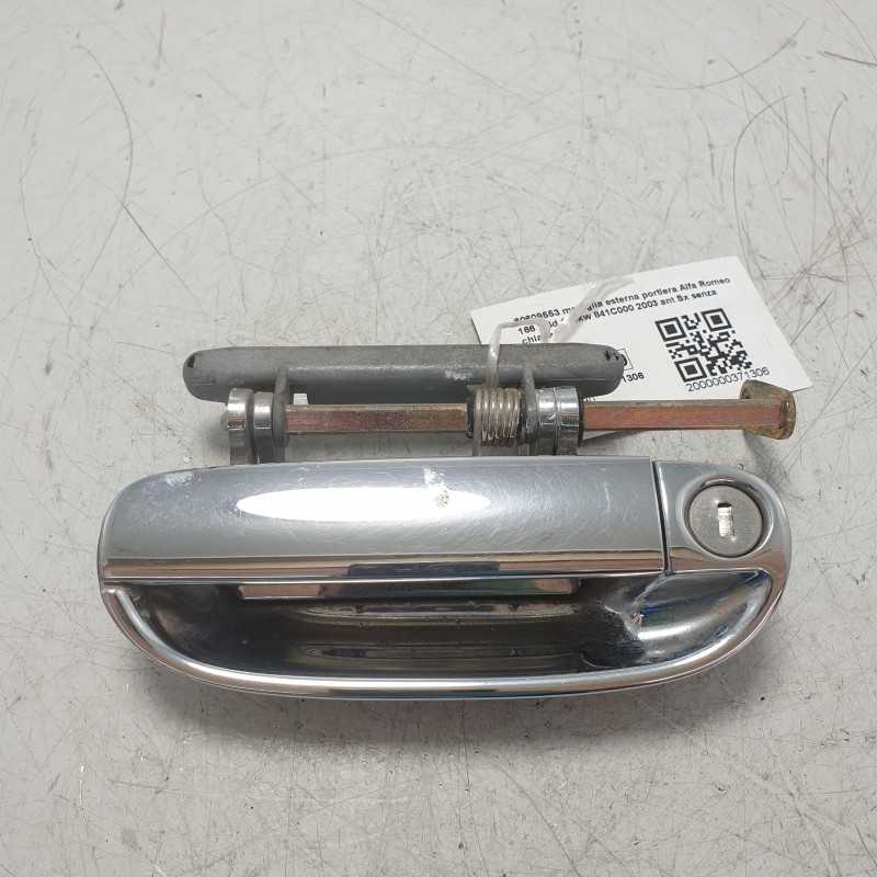 60609553 maniglia esterna portiera Alfa Romeo 166 2.4d 110kw 841C000 2003 ant SX senza chiave