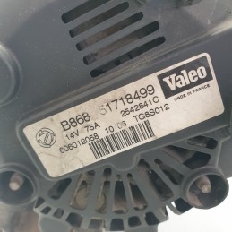 51718499 Alternatore 14V 75A Alfa Romeo Lancia Fiat 500  1.3mtj Opel 2008