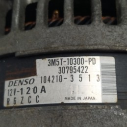 3M5T-10300-PD Alternatore 12V 120A Ford Fusion Fiesta Focus C-Max Kuga Mazda III Volvo 2005-12