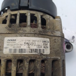 51854912 Alternatore 14V 120A Alfa Romeo Opel Peugeot Fiat 500 1.3mtj 2009