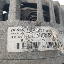 51700675 Alternatore 14V 70A Alfa Romeo Lancia Fiat 500 312 2007-14 1.2benz 
