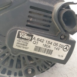 A6421540502 Alternatore 14V 180A Mercedes classe GL 420 320 R300 280 M ML G A 200 180 160 2004-06