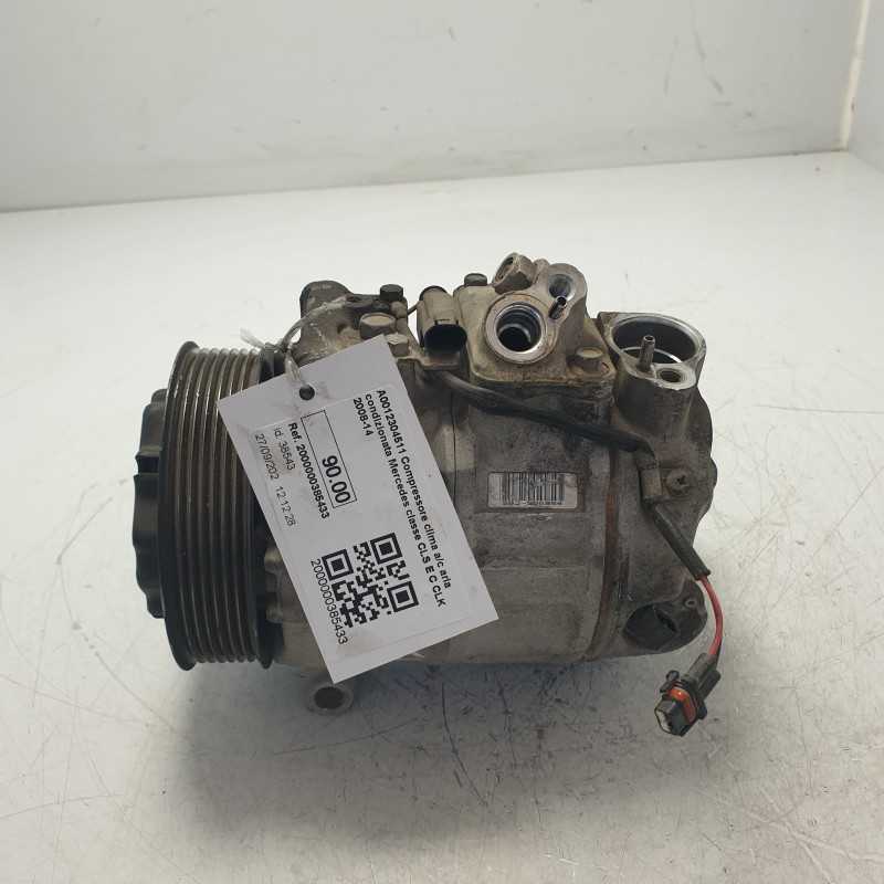 A0012304511 Compressore clima a/c aria condizionata Mercedes classe CLS E C CLK 2008-14