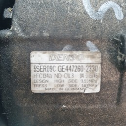 GE447260-2330 Compressore aria condizionata Clima A/C Toyota Yaris II  Daihatsu 5SER09C