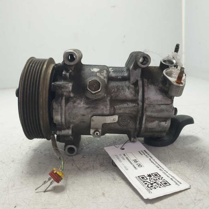 9655191580 Compressore aria condizionata Clima A/C Peugeot 206 307 Citroen Berlingo Xsara connettore da sostituire