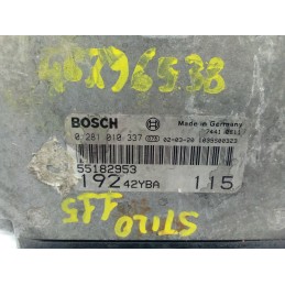 55182953 CENTRALINA MOTORE FIAT STILO 1.9 JTD BOSCH 0281010337