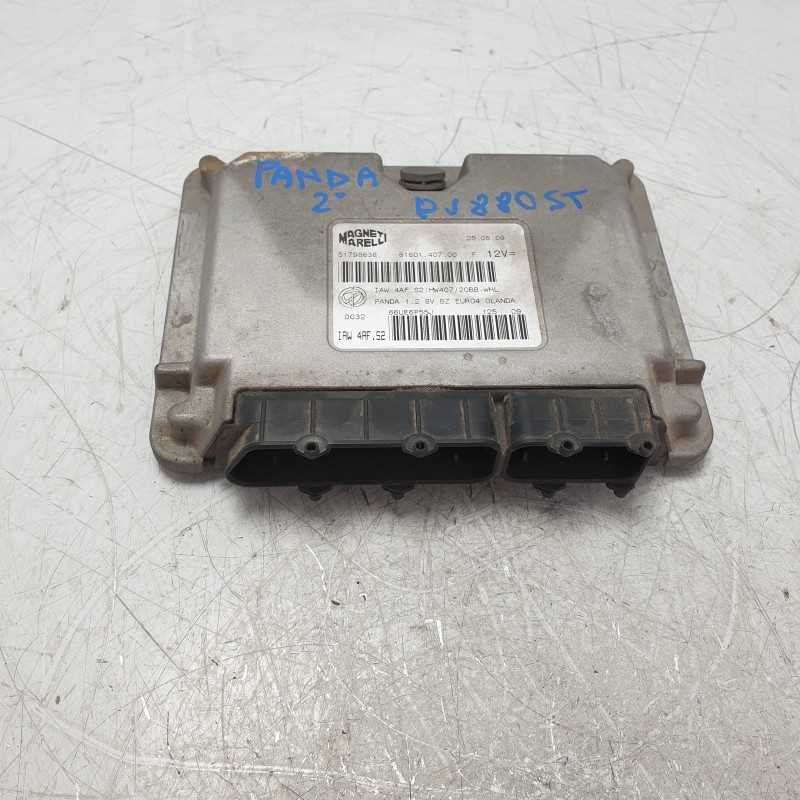 51798638 Centralina ecu motore modulo controllo Fiat Panda 2° serie 169 1.2 benzina Marelli IAW4AFS2