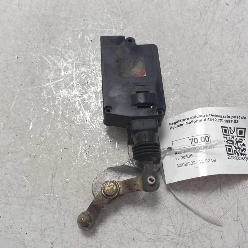 Regolatore chiusura centralizzata post dx Hyundai Galloper II 4X4 2.5TD 1997-03