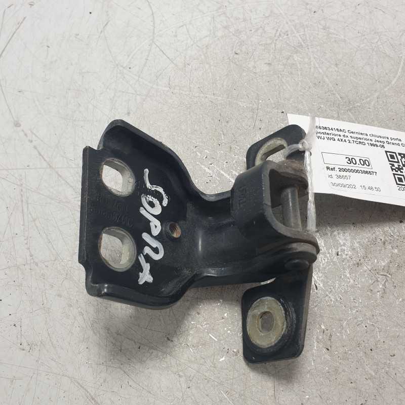 55363416AC Cerniera chiusura porta posteriore dx superiore Jeep Grand Cherokee II WJ WG 4X4 2.7CRD 1999-05