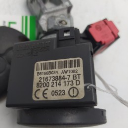 8200214173D blocchetto accensione avviamento Renault Clio MK2 1.2 B 2007 con chiave
