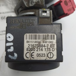 8200214173D blocchetto accensione avviamento Renault Clio MK2 1.2 B 2007 con due chiavi