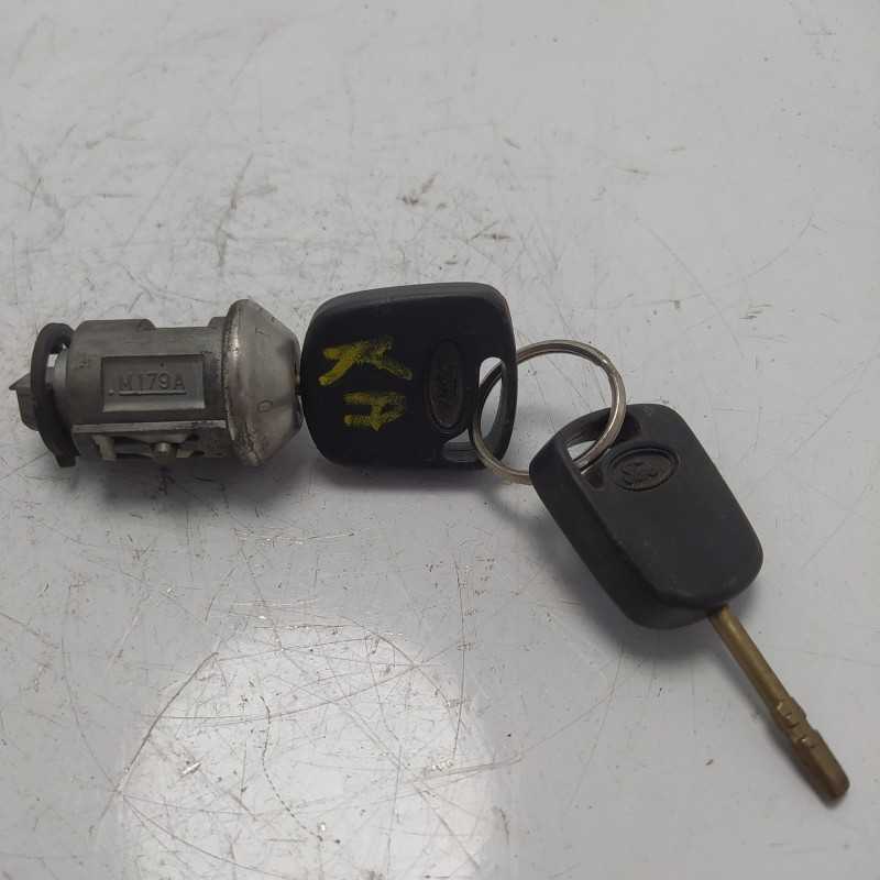 1022638 cilindretto serratura portiera Ford Ka MK1 1996-08 anteriore SX sinistro con due chiavi