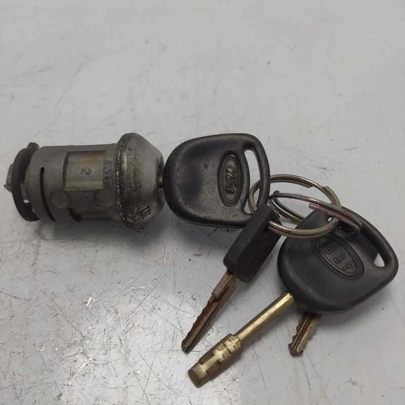 1022638 cilindretto serratura portiera Ford Fiesta IV MK4 1995-02 anteriore SX sinistro con due chiavi