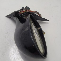 51167268124 specchietto retrovisore esterno BMW E81 Serie 1 2003-13 calotta usurata nero 12 fili