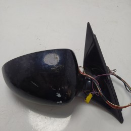 51167268124 specchietto retrovisore esterno BMW E81 Serie 1 2003-13 calotta usurata nero 12 fili