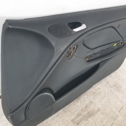 51438223972 pannello interno portiera BMW E46 Serie 3 Cabrio M3 1998-06 anteriore DX in pelle 