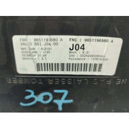 CENTRALINA ECU MODULO CONTROLLO BODY COMPUTER PEUGEOT 307 2.0 HDI 2001-09 9651196980
