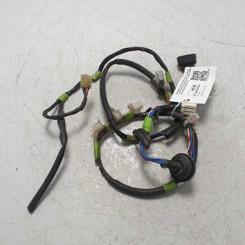 Cablaggio impianto elettrico portiera post dx Toyota Land Cruiser 90 J9 4X4 3.0 D-4D 1996-02 cavi tranciati altoparlante