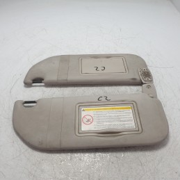 8143KN coppia Alette parasole pantine Citroen C2 JM 2004-09 SX DX