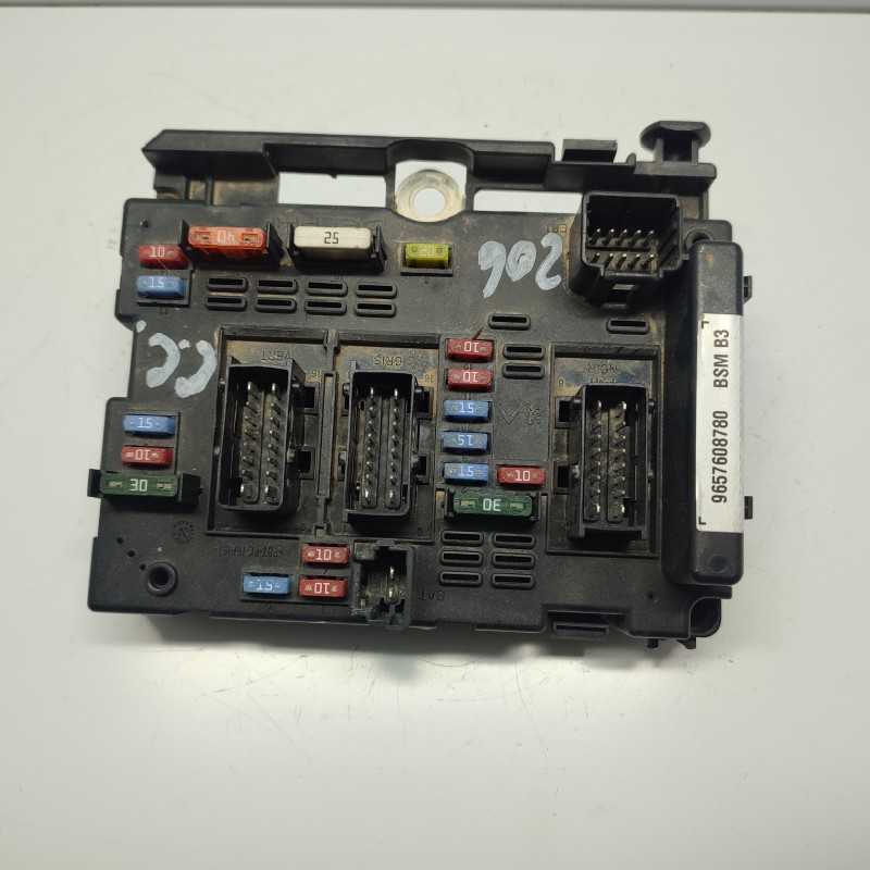 CENTRALINA SCATOLA FUSIBILI BODY COMPUTER PEUGEOT 206 DELPHI 9657608780