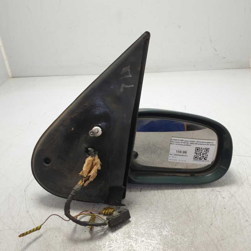 A1638101293 specchietto retrovisore esterno Mercedes W163 ML 2002-06 anteriore DX destro 9pin verdone graffiato