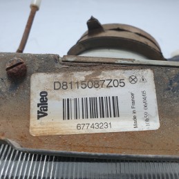 D8115087Z05 faro fanale proiettore Piaggio Porter 1.4 D 28 KW 1998 anteriore SX sinistro Valeo parabola arrugginita