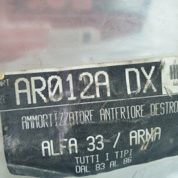 60501429 coppia ammortizzatori Alfa Romeo 33 905 1° serie 1983-86 SX DX anteriori Top Line fondo magazzino