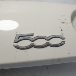 6000626726 modanatura pannello cruscotto Fiat 500 312 1.2 B 51 KW 2007-15 bianco lato DX