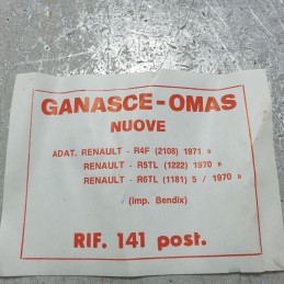 2108 1222 1181 Ganasce freno posteriore Renault R4 F R5 TL R6 TL 1971 180 30X4.8X140 BENDIX