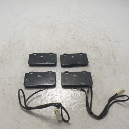 13046070452 Kit 4 pastiglie freno anteriori Alfa Romeo Arna 920 33 905 1.7 1985-86 Atè 15,2 mm