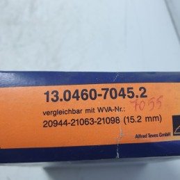 13046070452 Kit 4 pastiglie freno anteriori Alfa Romeo Arna 920 33 905 1.7 1985-86 Atè 15,2 mm