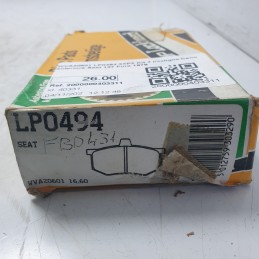 WVA20601 LP0494 3XPZ Kit 4 pastiglie freno anteriore Seat 127 Fura 1979