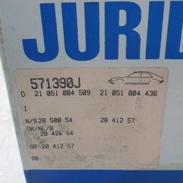 571390J WVA21051 Kit 4 pastiglie freno posteriori Opel Vectra Omega Calibra 1987-02