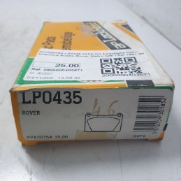 WVA20754 LP0435 2XPZ Kit 4 pastiglie freno anteriore Austin Rover Metro tutti i tipi 1981-90