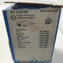 571333X Kit 4 pastiglie freno ant Renault Clio Express Fuego R21 Nevada R9 R11 R18 R19 R20 Super 5 1984