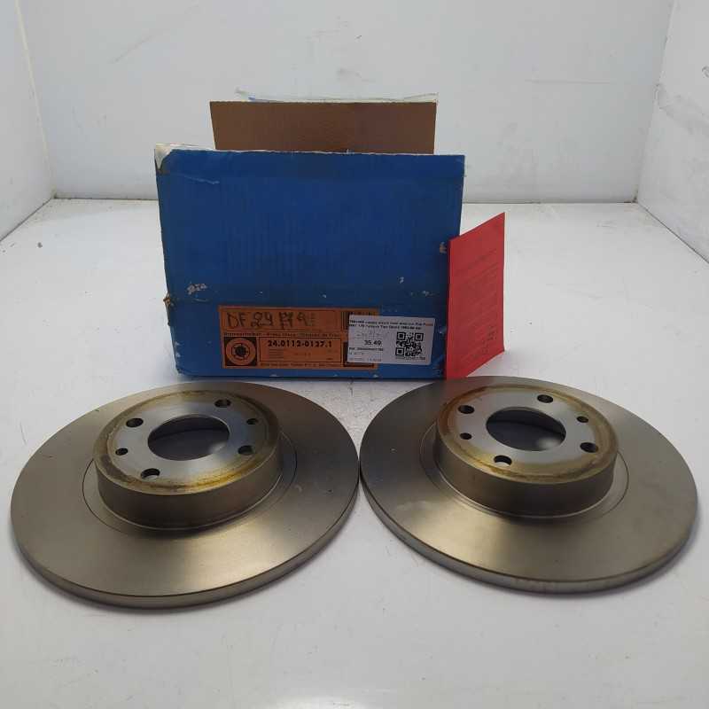 7663466 coppia dischi freni anteriori Fiat Punto MK1 176 Tempra Tipo Dedra 1993-99 Atè